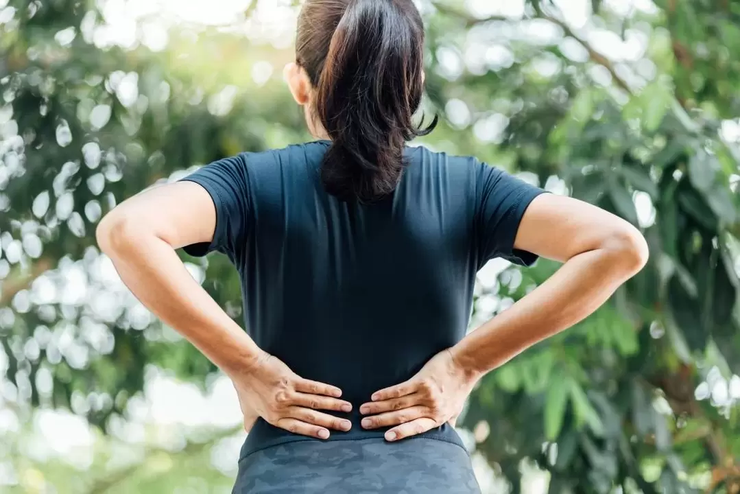bolesť v dolnej časti chrbta v dôsledku osteochondrózy